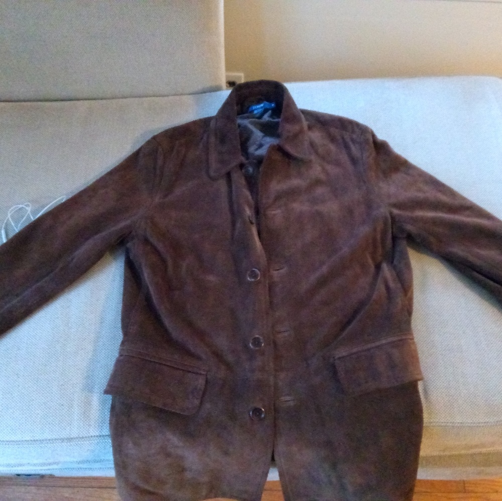 J Crew suade leather